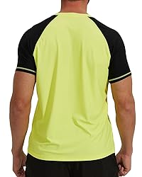 VAYAGER Mens Swim Shirts UPF 50+ Rash Guard for Men
