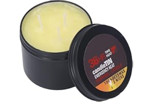 Asixxsix 3 Wick 36 Hour Emergency Candle, Long Lasting Survival Candle with Sweet Scent, Ideal for Camping, Hiking, Emergency, Essential Supplies