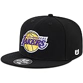 Ultra Game Men NBA Official Twill Snap Back Ultimate Black Baseball Cap Hat
