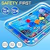 Wendergo Tummy Time Mat Inflatable Water Mat Baby Playmat Sensory Toy Early Development Activity Pad for Infants…