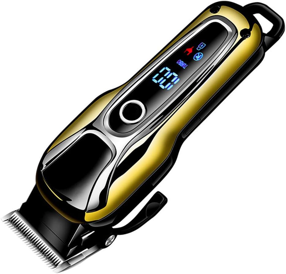 Elliot Jonah KEMEI KM-1990 Hair Clippers for Men Hair Beard Trimmer Rechargeable Barber Hair Grooming Kit with 4 Guide Combs