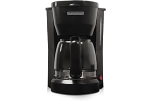 BLACK+DECKER 5-Cup Coffeemaker, DCM600B Black
