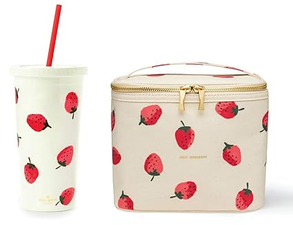 kate spade strawberry lunch bag