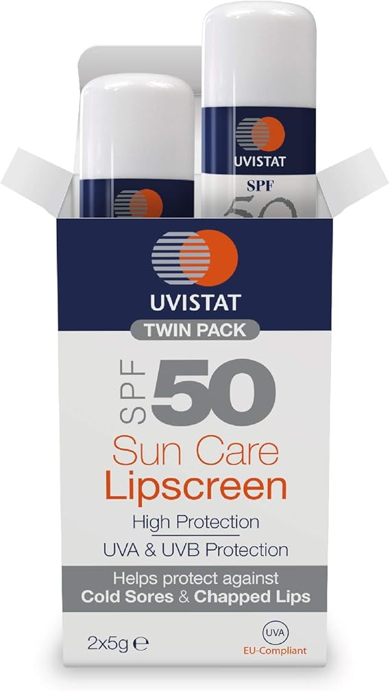Uvistat Sun Care Lipscreen SPF50 Moisturising Lip Balm Prevent