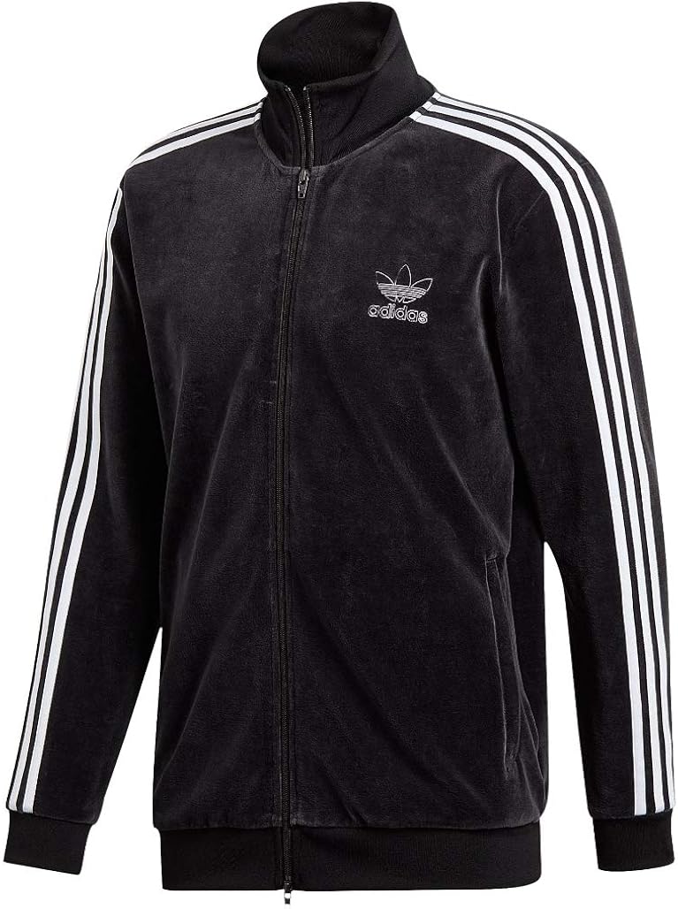 adidas velour track top