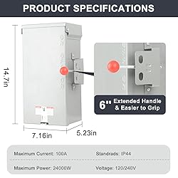 Larrik Generator Transfer Switch 100A, Manual