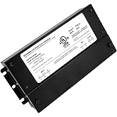 HitLights 24V 60W Dimmable LED Driver – Smooth Flicker Free Dimming – TRIAC, 0-10V, Phase Cut, & 10V PWM – Compatible with Lutron and Leviton Dimmer Switches, UL Listed, Class 2, 100-277V AC – 2.5A DC