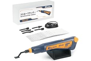 Reciprocating Sander, Variable Speed and USB Charging with LED Light, Pen Sander with 6pcs Sanding Head, Fit for Sanding, Pol