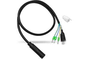 CuraceQ 9 Pin Hub Motor Convert Extension Cable, Waterproof Connector 36V 48V 72V Electric Bike Cable, 60 CM Ebike Power Cable for Electric Bicycle Modification Project