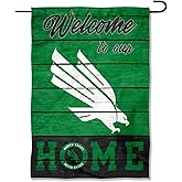North Texas Mean Green Welcome To Our Home Double Sided Garden Yard Flag