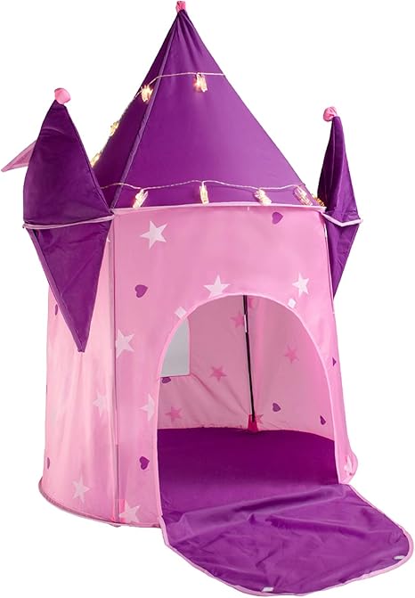 pink indoor tent