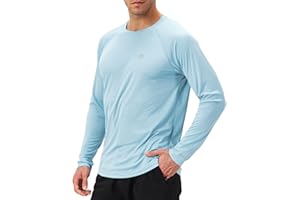 NAVISKIN Men's Rash Guard Shirts UPF 50+ Sun Protection Long Sleeve Shirts Quick Dry Lightweight