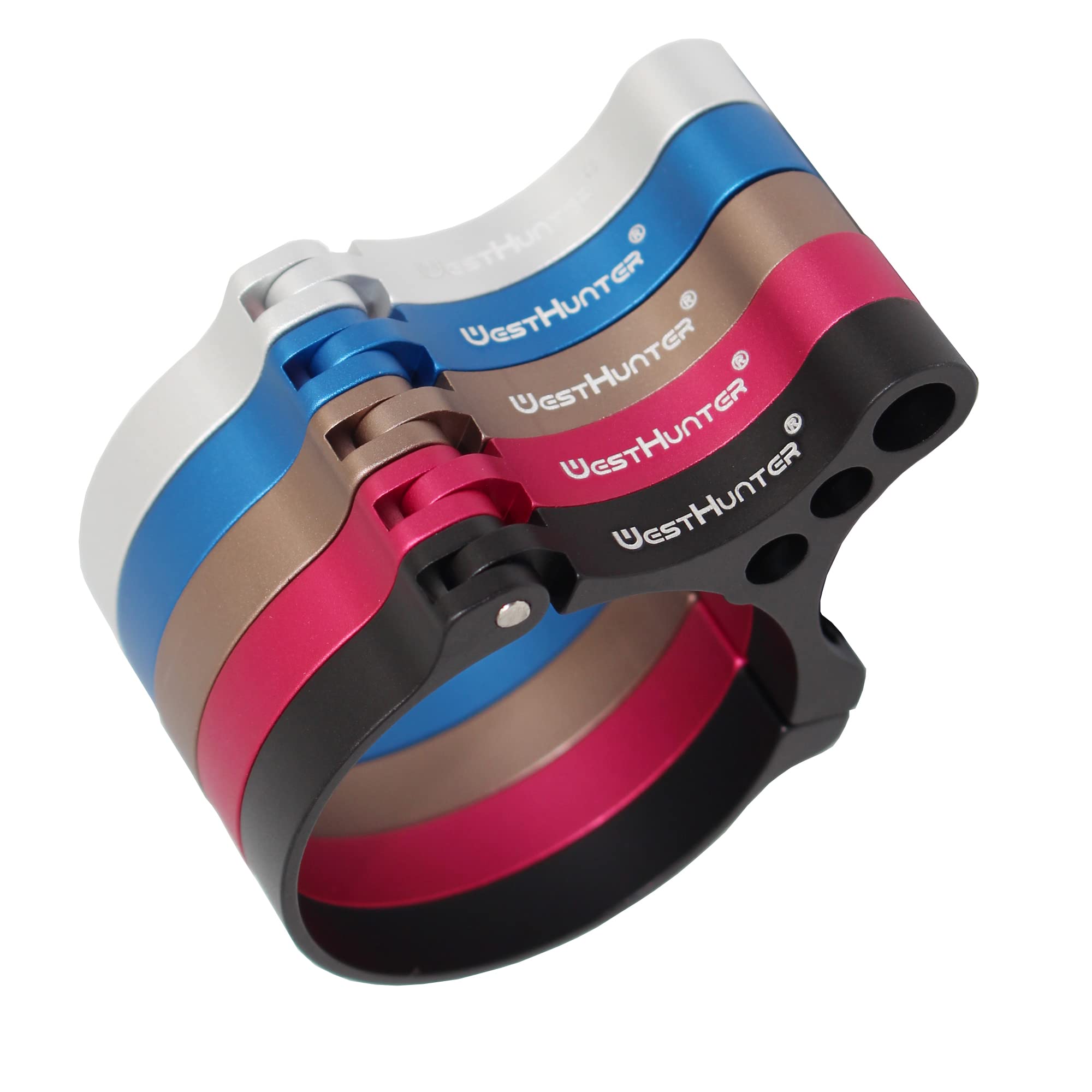 WestHunter Optics 44 mm Riflescope Switchview Throw Levers | without Notch, 5 Colors/Pack