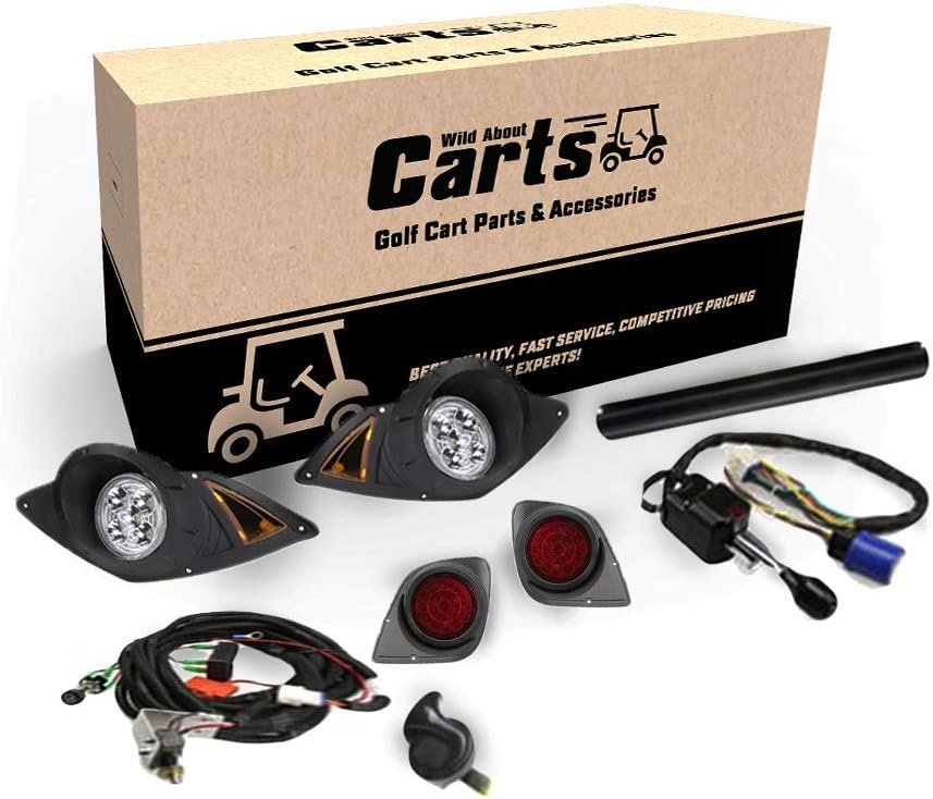 WILD ABOUT CARTS Yamaha G29/Drive LED Deluxe Street Legal Golf Cart Light Kit 2007-2016