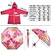 Nickelodeon Little Girls Paw Patrol Character Slicker and Umbrella Rainwear Set, Pink, Age 2-7, Age 4-5