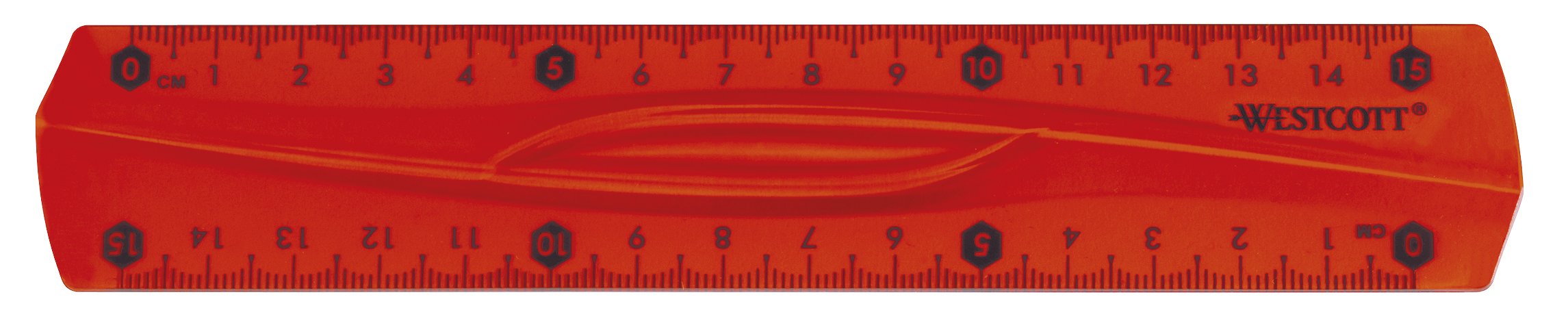 Westcott E-10220 00 15 cm Flexible Ruler - Assorted Colours