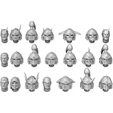 Green Stuff World for Models &amp; Miniatures DakkaDakka Traitors Custom Wargaming Resin Bits (Chaos Heads x21#12403)