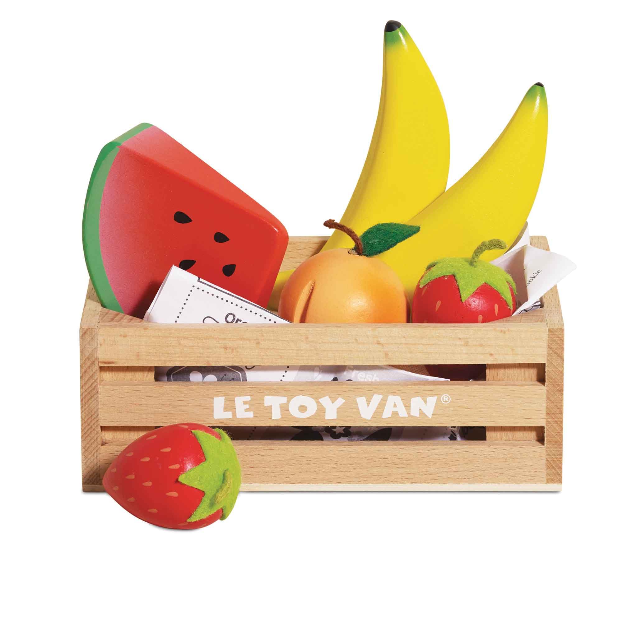 Le Toy Van TV183 Wooden Toy, Various, Fruits '5 A Day'