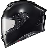 ScorpionEXO R1 Air Full Face Motorcycle Helmet with Pinlock Shield and Bluetooth Ready Speaker Pockets DOT ECE Solid (Gloss Black - X-Large)