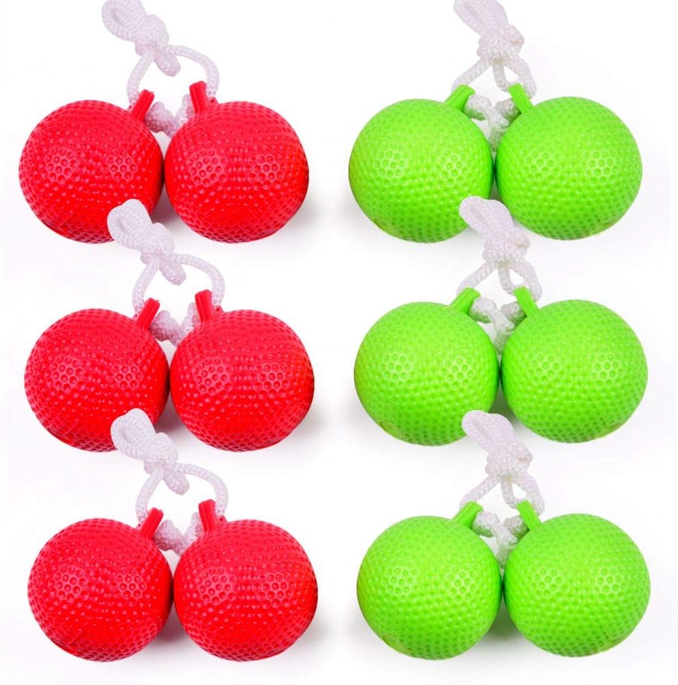 KH Ladderball Balls Set 6 Pack Replacement Balls Ladder Toss Game Balls Soft Golf Balls Safe for Kids