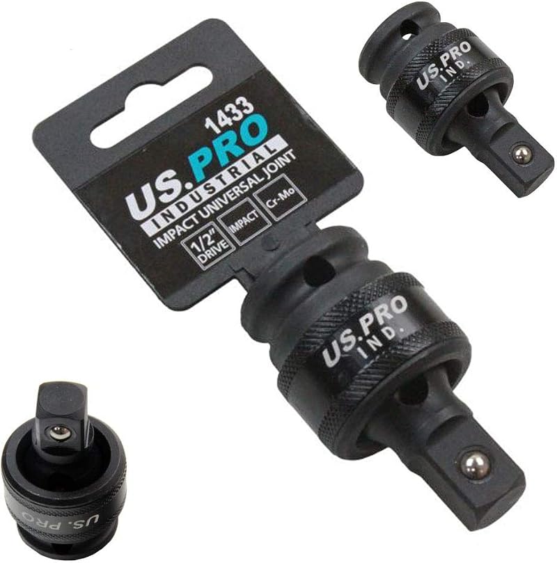 US PRO 1/2 Drive Impact Universal Joint Wobble Angle Extension Swivel UJ