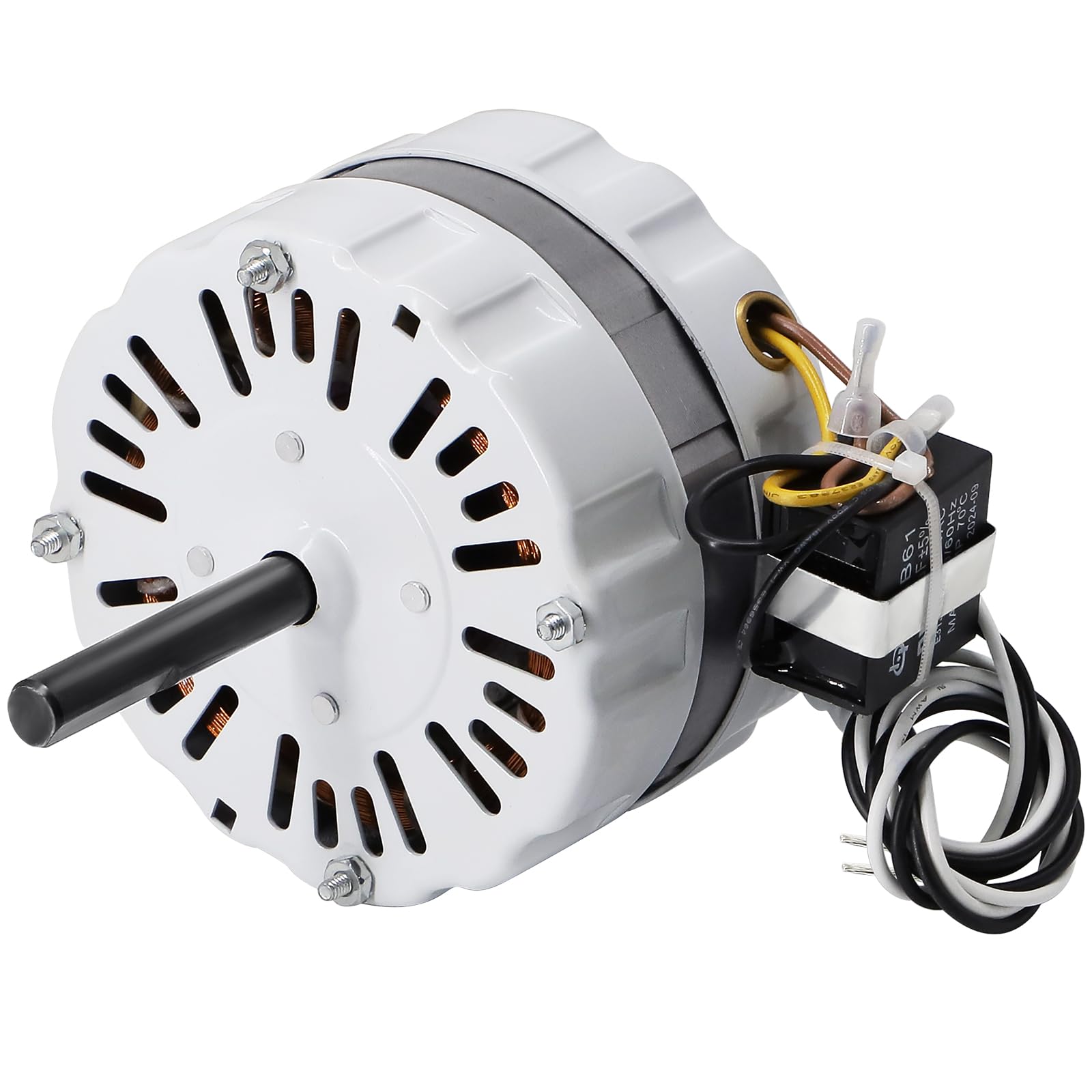 Photo 1 of **UNTESTED**
Hiorucet 35407 Vent Attic Fan Motor for F0812B3146, F0816B4732, 4310655, 3C246A, 4CH65, Attic Fan Motor CW Rotation, 120V, 1550RPM