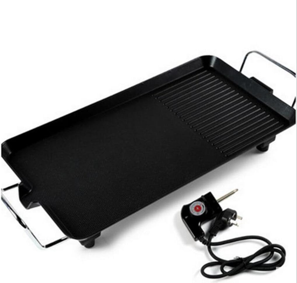 POTTRY Korean Smokeless Barbecue Grill Barbecue Grill Electric Grill Household Commercial Iron Plate Barbecue Grill No Sticky