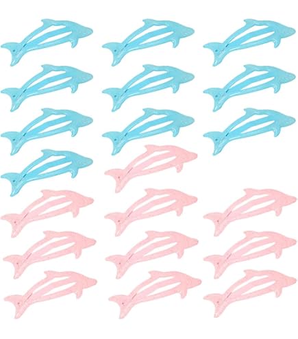 ?? Teal Dolphin Flower Snap Hair Clips - Women\'s Hair Accessories Teal Chiffon Flower Hair Clip, Teal Wedding Hair Accessory  main image 2