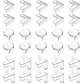 Corner Protectors for Child Safety - 30 Pack Baby Proofing Clear Table & Furniture Edge Guards Bumpers, Corner Covers for Sha