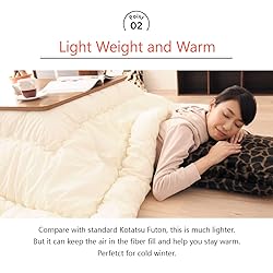 EMOOR Washable Kotatsu Futon Comforter