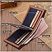 Stylish Men Bifold Wallet with RFID Blocking Slim Minimalist Front Pocket Wallet (Coffee)