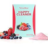 NEWELLME Happy Cleaner Superfood Powder | Digestive & Gut Health, Prebiotics & Probiotics for Women & Men, Support for Bloating & Regularity, Vegan Sugar-Free, Berry Flavor, 14 Sachets