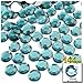 The Crafts Outlet 144pc Rhinestones Round 10mm - Flatback Royal Blue RBL