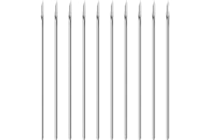 WOLAYI Body Piercing Needles,40PCS 18G Stainless Steel Sterile Disposable Surgical Steel Piercing Needles for Nose Septum Nostril Piercing Needle(18G)