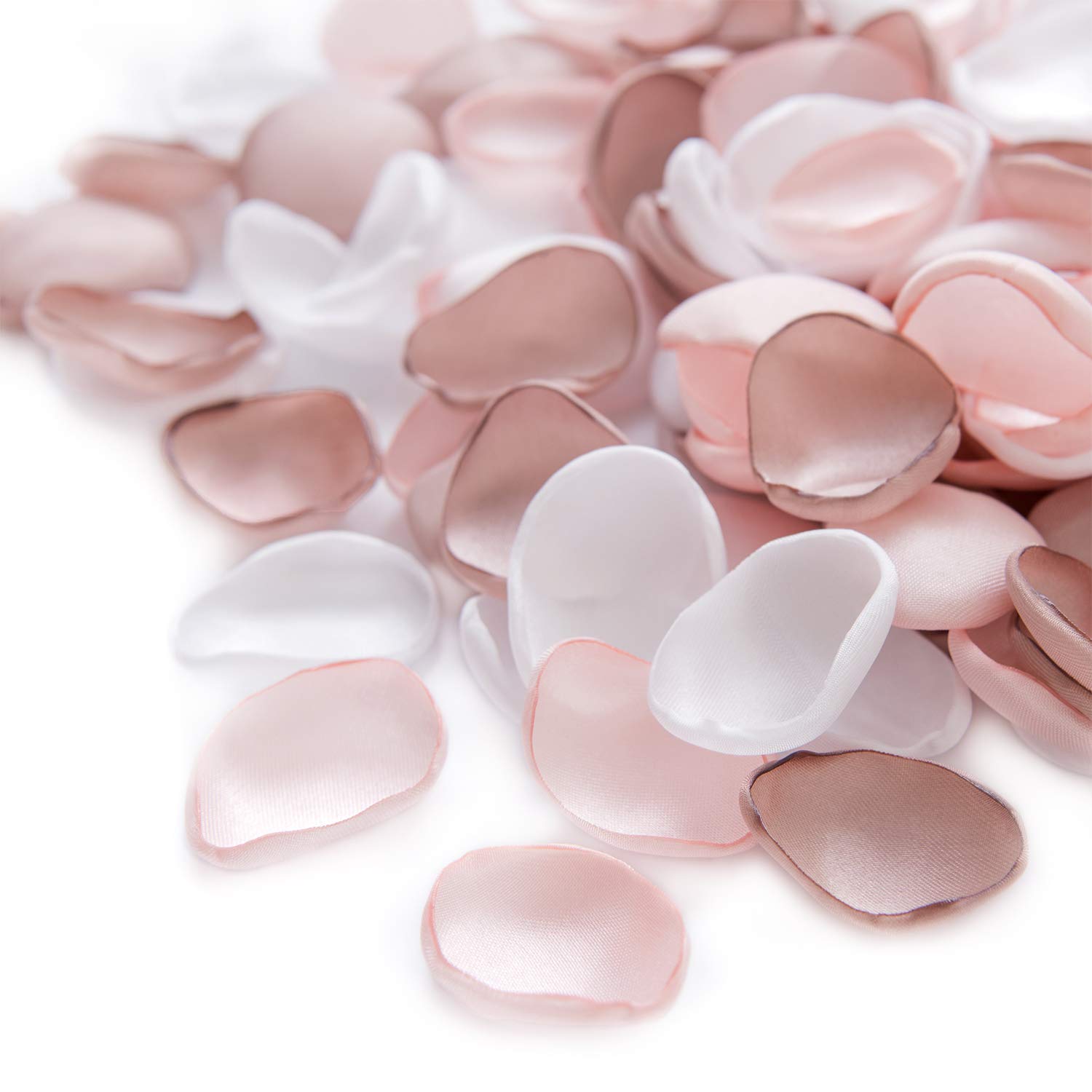 Photo 1 of Ling's Moment Rose Petals, Silk Flower Petals for Wedding/Aisle/Flower Girl Baskets/Table Centerpiece Décor,etc.Dusty Rose Pink 400pcs