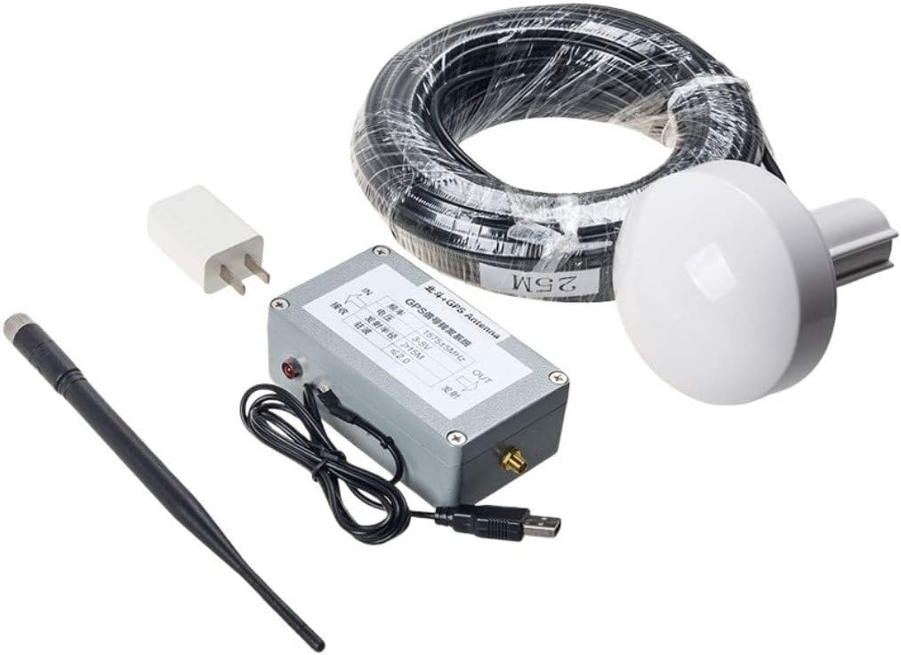 GPS Signal Repeater Amplifier Transfer L1 BD2 Full Kit 15M Distance
