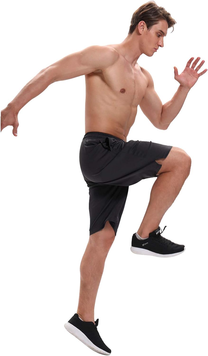 Tomic Men's Athletic Basketball Shorts mesh Loose-Fit Performance Sports Workout Training Shorts Zipper Pockets: Clothing