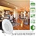 Sunco Retrofit LED Recessed Lighting 6 Inch, 2700K Soft White, Dimmable Can Light, Baffle Trim, 13W=75W, 1050 LM, Damp Rated