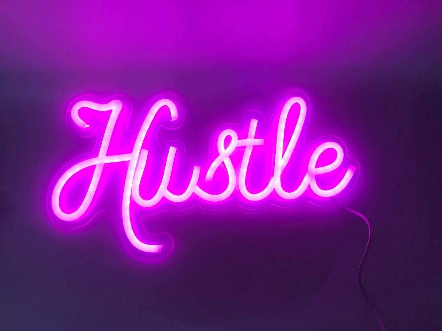 Neon Light Sign LED Good Vibes Night Lights USB Operated Decorative Marquee Sign Bar Pub Store Club Garage Home Party Decor