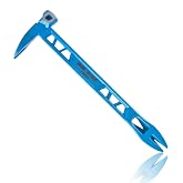 Real Steel 10" Double Ended Nail Puller Cats Paw Pry Bar Construction (0691)
