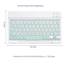 EVACH Portable Mini Wireless Bluetooth Keyboar for