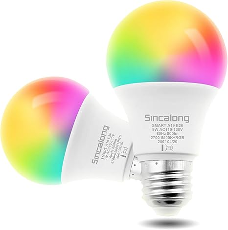 colour changing light bulb google home