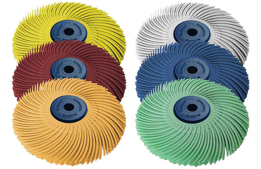 Best Jooltool 3M Scotchbrite 6 Piece Deluxe Radial Bristle Brush