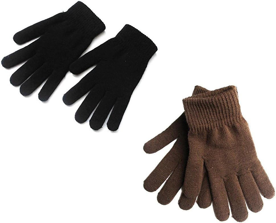 GeicyjiecyMellons Winter Magic Gloves Warm Strecty Knit Gloves For Men Women