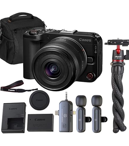 Amazon.com : Canon EOS R50 V Camera + 14–30mm Power Zoom Lens