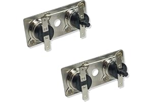 NVGUOES 2-Pack 232306 Water Heater Thermostat Switch Compatible with Suburban SW Series RV Water Heater Parts 120V SW6DE SW6DEL SW10DE SW10DEL SW12DE SW12DEL, RV Water Heater Thermostat Switch