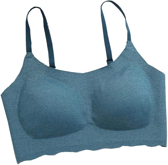 Amazon Co Jp ブラジャー ノンワイヤーブラジャー ベストスタイルの眠れない胸のラップ 女の子のスポーツ下着 スチールリングのない ワンピースブラ 服 ファッション小物