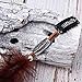 Barogirl Feather Hair Clip Extension Boho Indian Hairpin Tassel Hemp Hippie Headdress DIY Accessories
