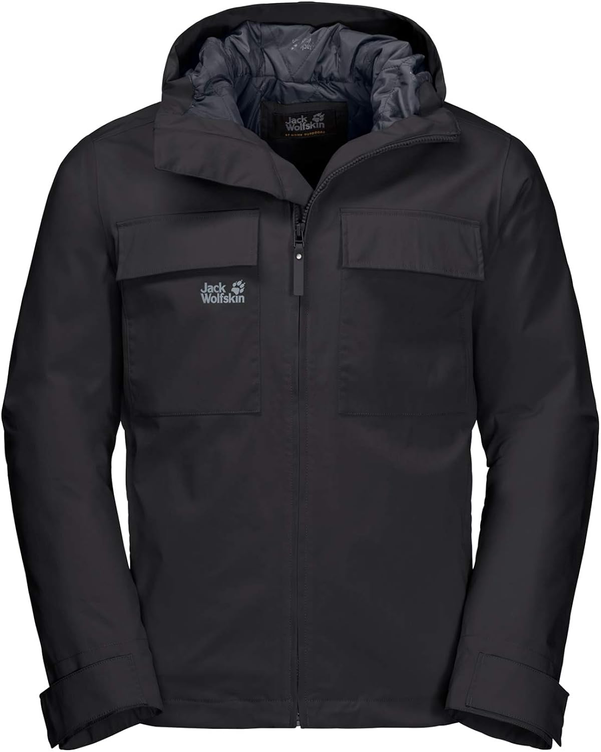 jack wolfskin winter rain jacket m