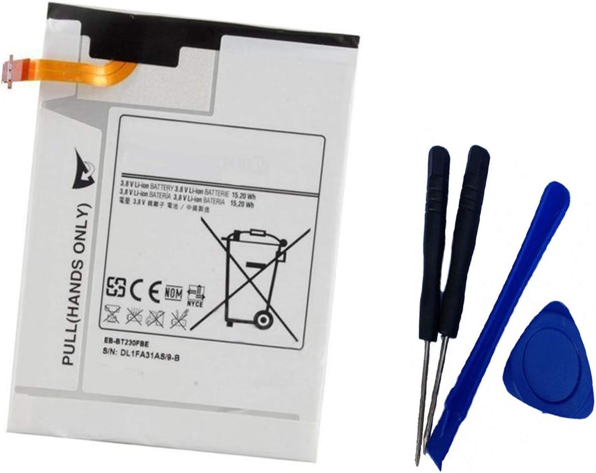 aowe 3.8V 4000mAh Battery Replace for Samsung Galaxy Tab 4 7.0 SM-T230 SM-T230R SM-T230NU SM-T230NT SM-T230NY SM-T235 SM-T237P with Tools